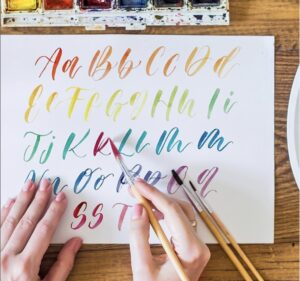 rainbow-calligraphy-alphabet-themoderncalligraphyco