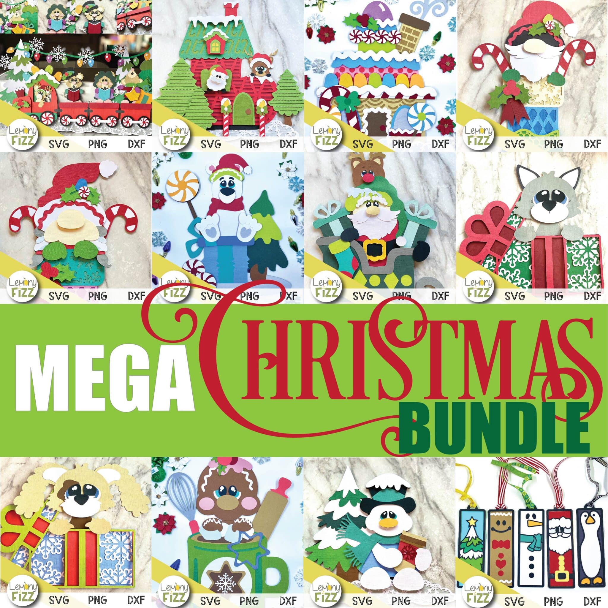 MEGA Christmas SVG Bundle