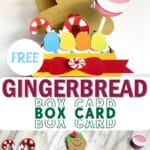 free gingerbread box card and tutorial