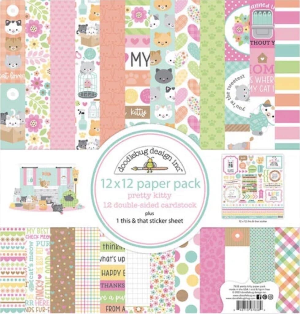 Choosing Coordinating Patterned Paper for Scrapbook Pages and Mini