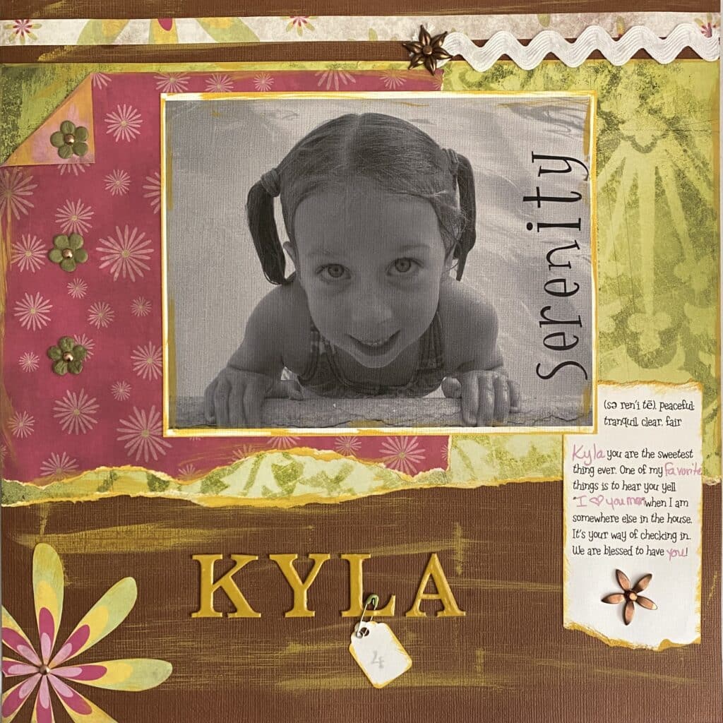 Kids Busy Bee Scrapbook Pages Kids Scrapbook Layouts Kids Playful Scrapbook  Pages 