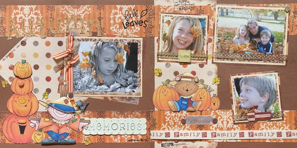 autumn-memories-scrapbook-layout