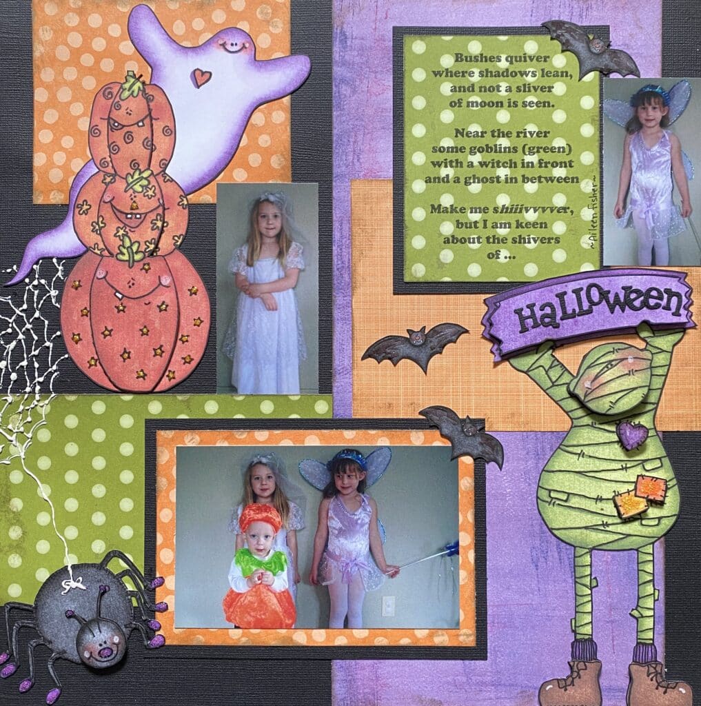 halloween-scrapbook-layout-with-poem-photo-mats