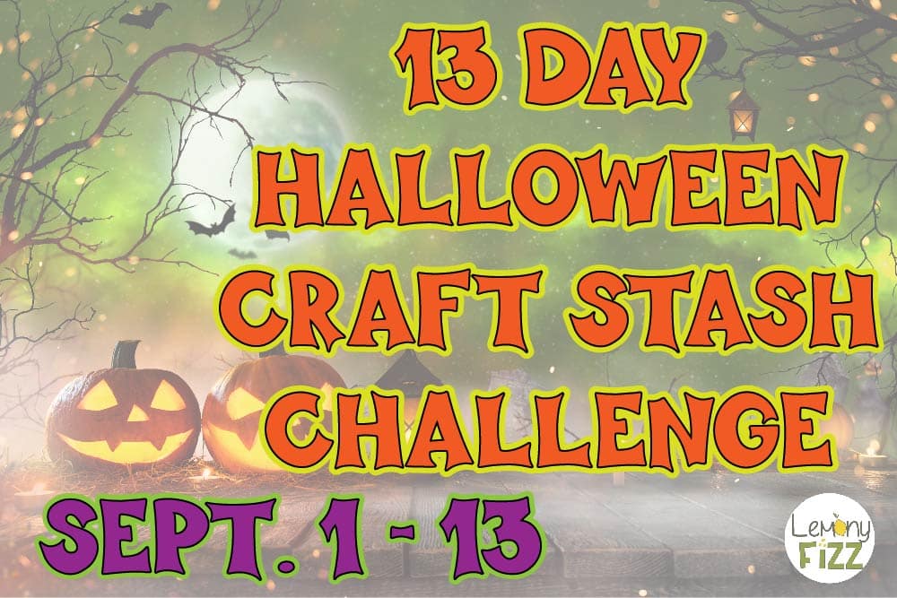 13 day halloween scrap stash challenge banner