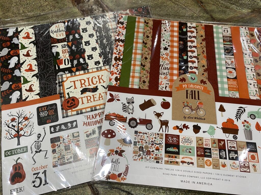 2023-Halloween-Giveaway-craft-stash-scrapbook-pile-paper