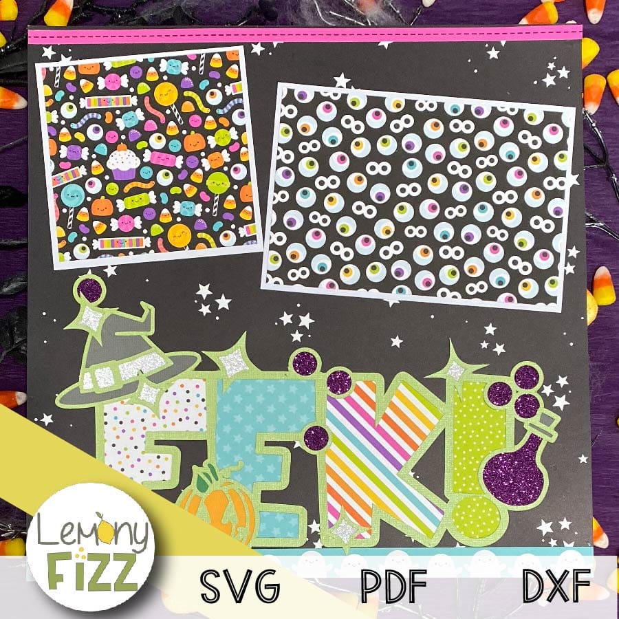 EEK! Scrapbook Cut File Overlay