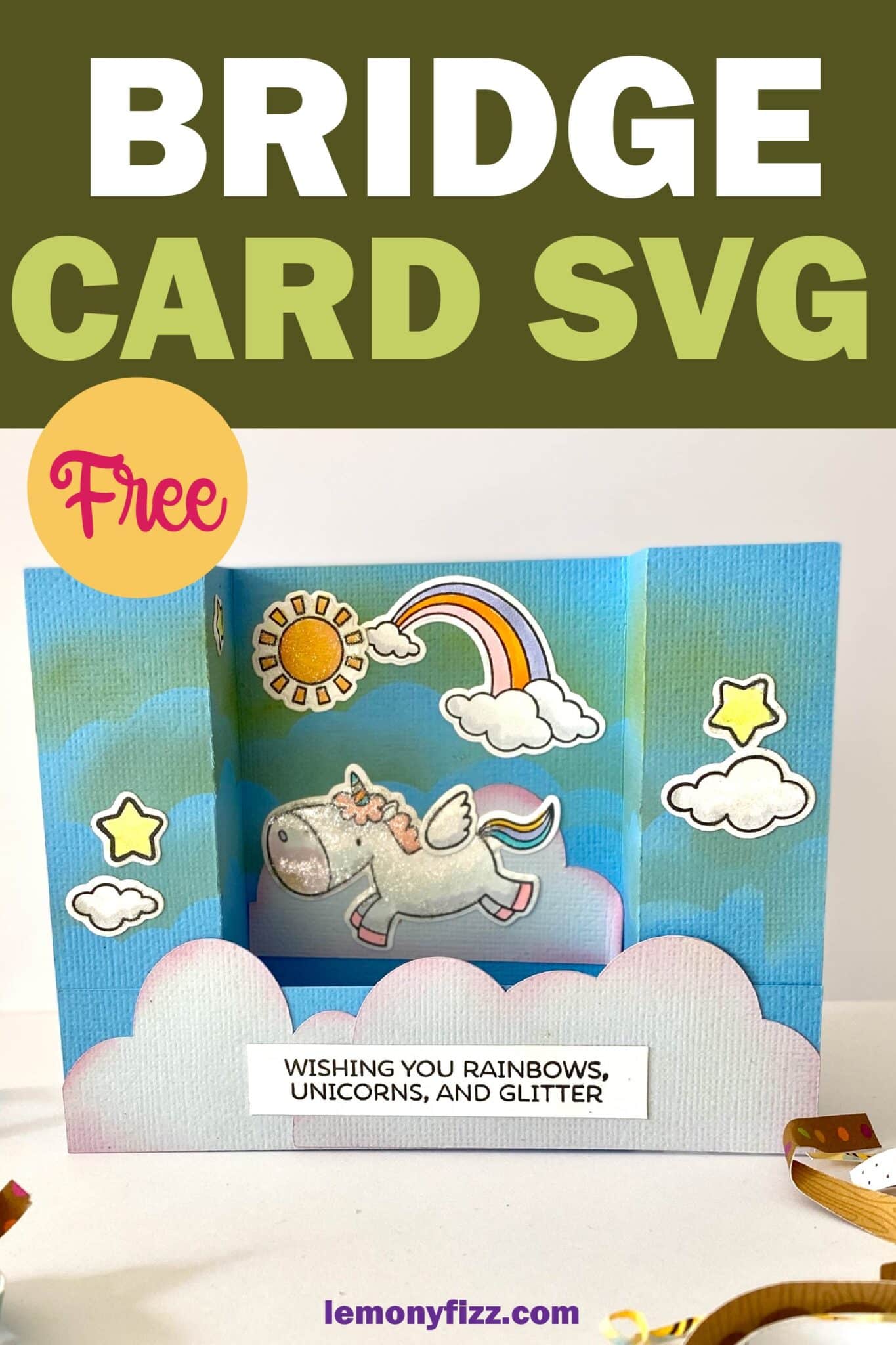 3 Simple Free Bridge Fold Card Templates and Ideas