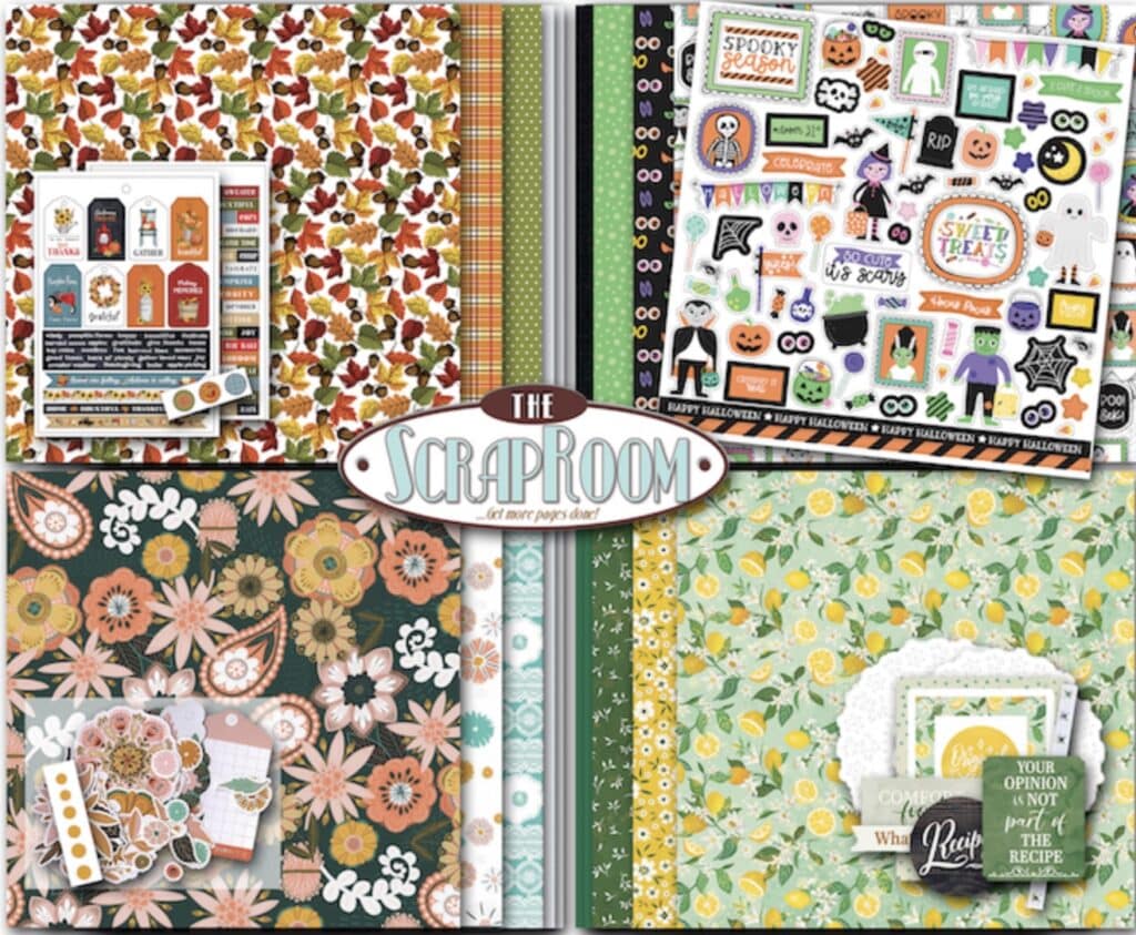 Scrapbooking Scrapbook Set Stickers & More - New & Clean!