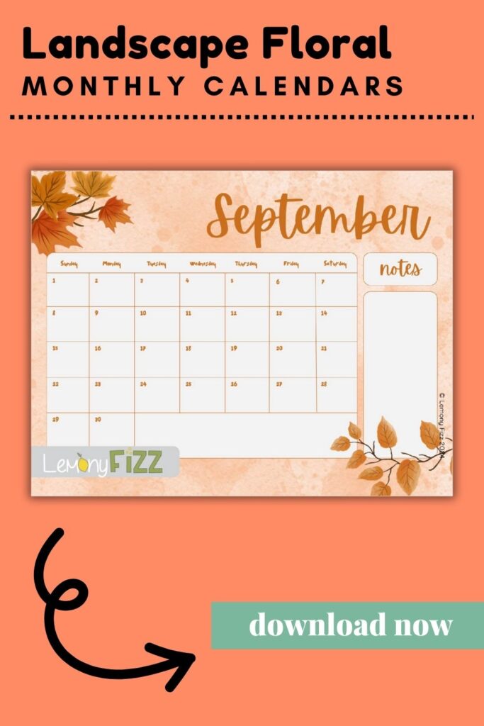 Aesthetic September Calendar – Charming and Practical for 2024