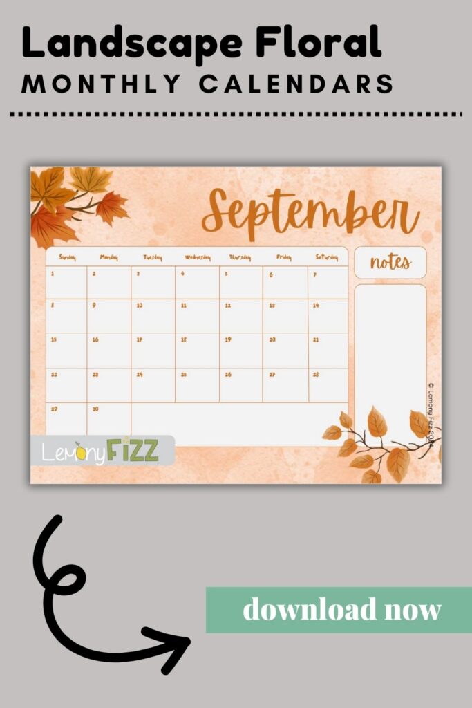 Aesthetic September Calendar – Charming and Practical for 2024