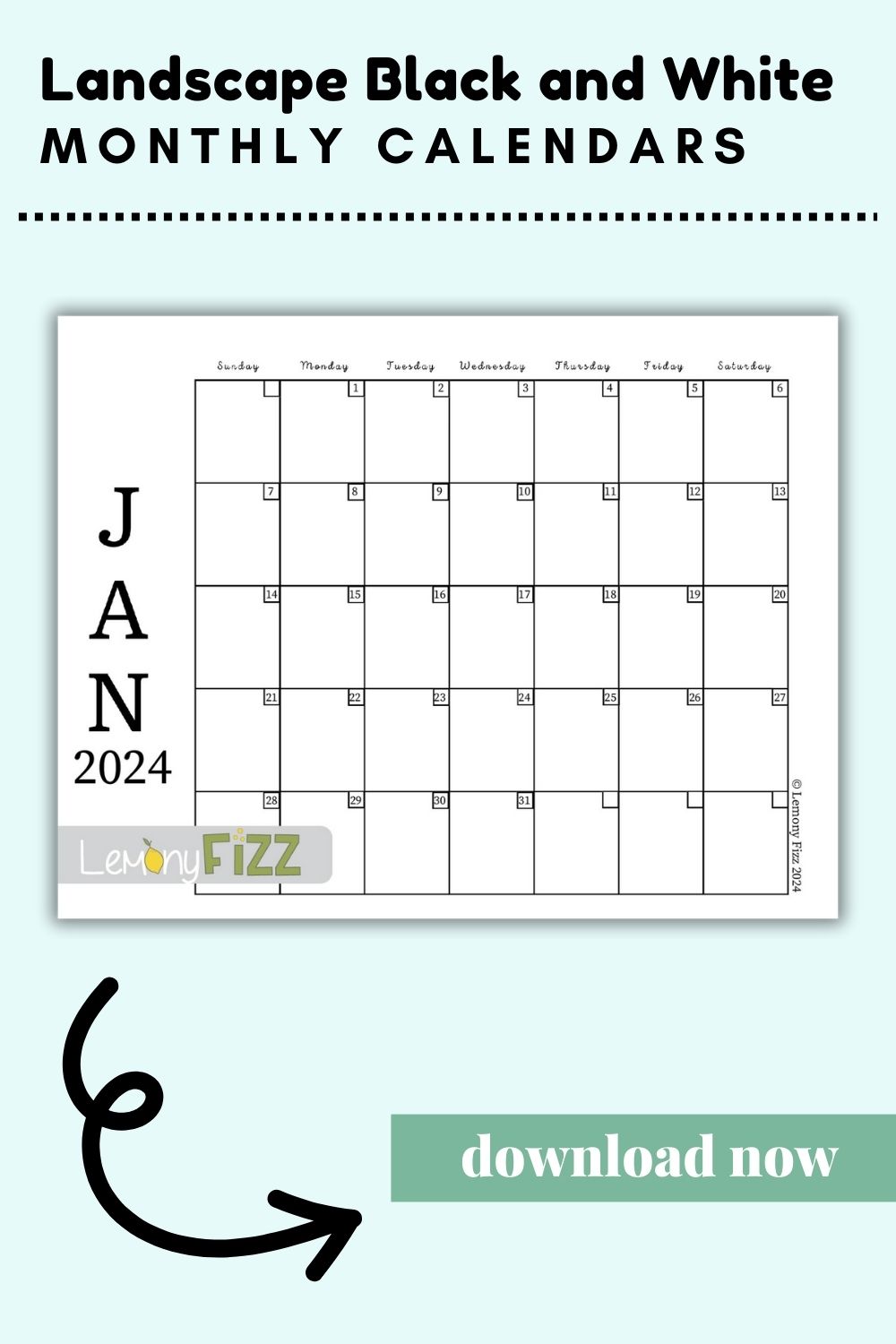15 Printable January Calendars: Your New Year Organizational Tool