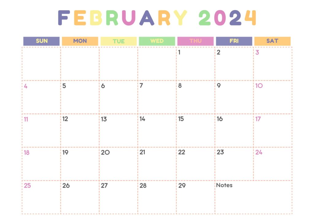 february printable calendar 2024