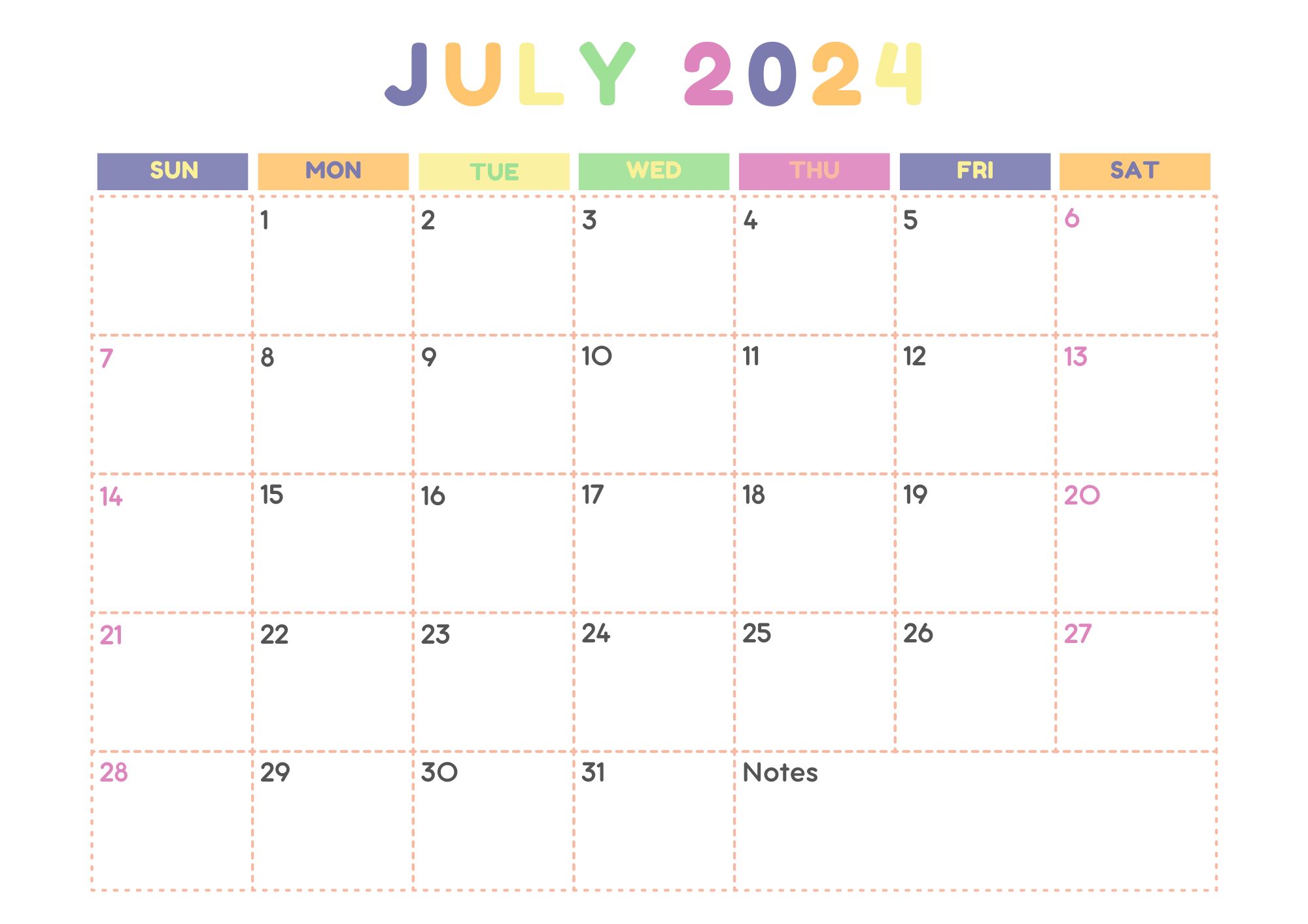 2024 & 2025 Printable Monthly Calendar: Stay Organized Effortlessly