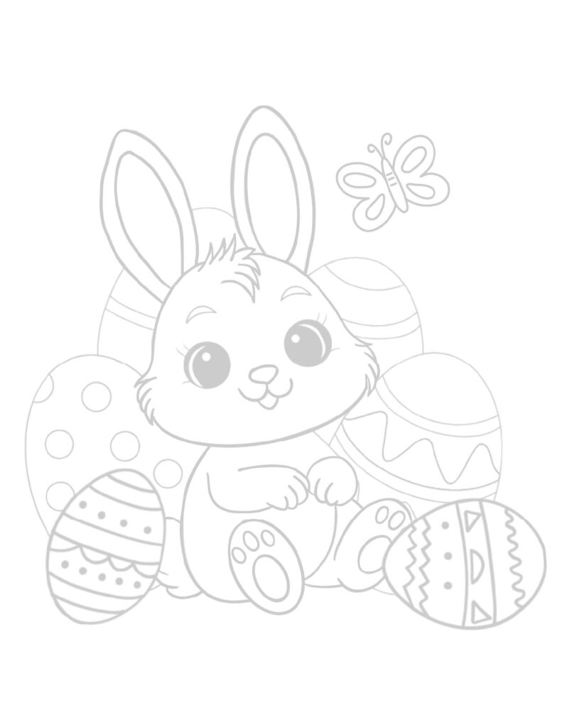 free-easter-coloring-pages-procreate-_bunny-eggs