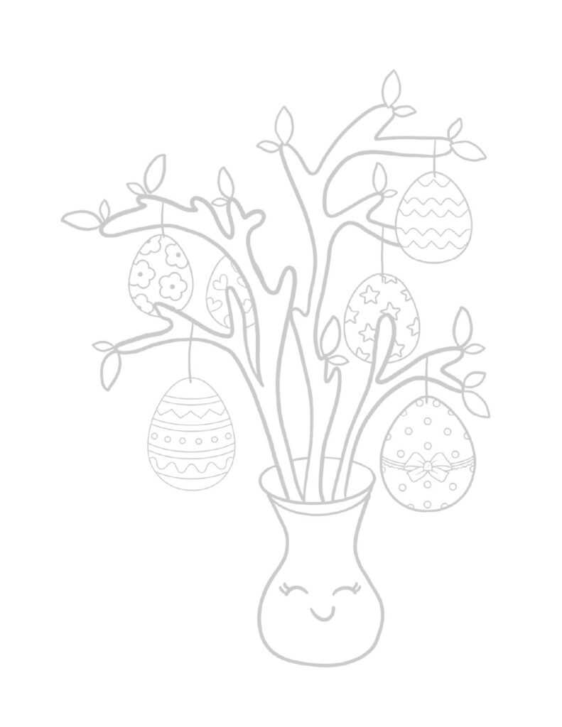 free-easter-coloring-pages-procreate-_egg-tree-vase