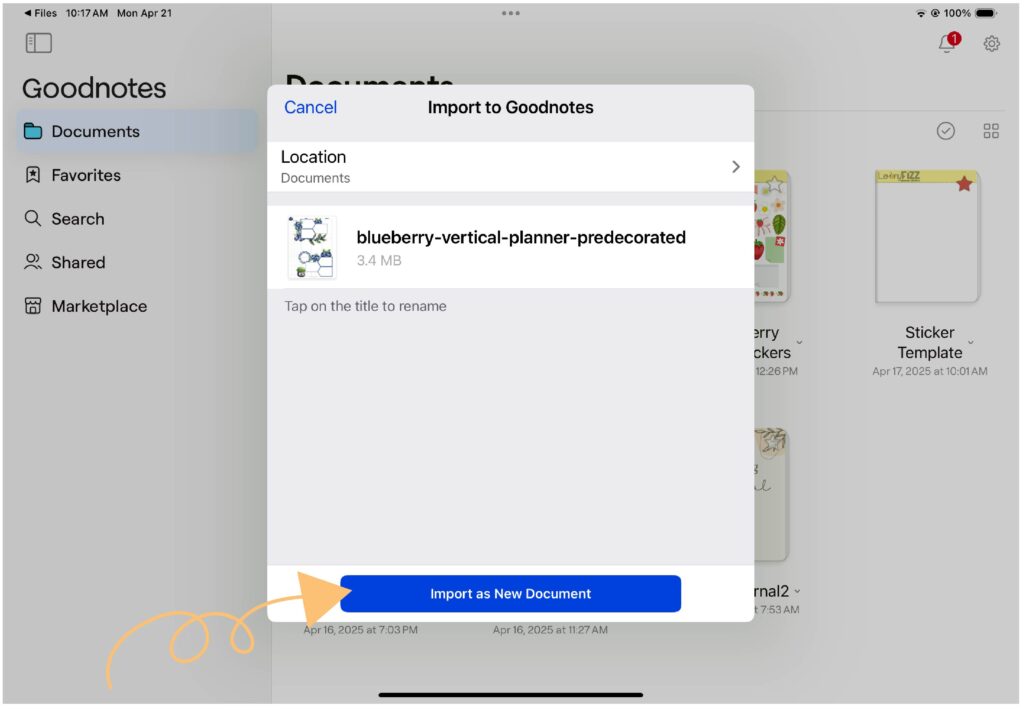 how-to-use-goodnotes-create-new-doc