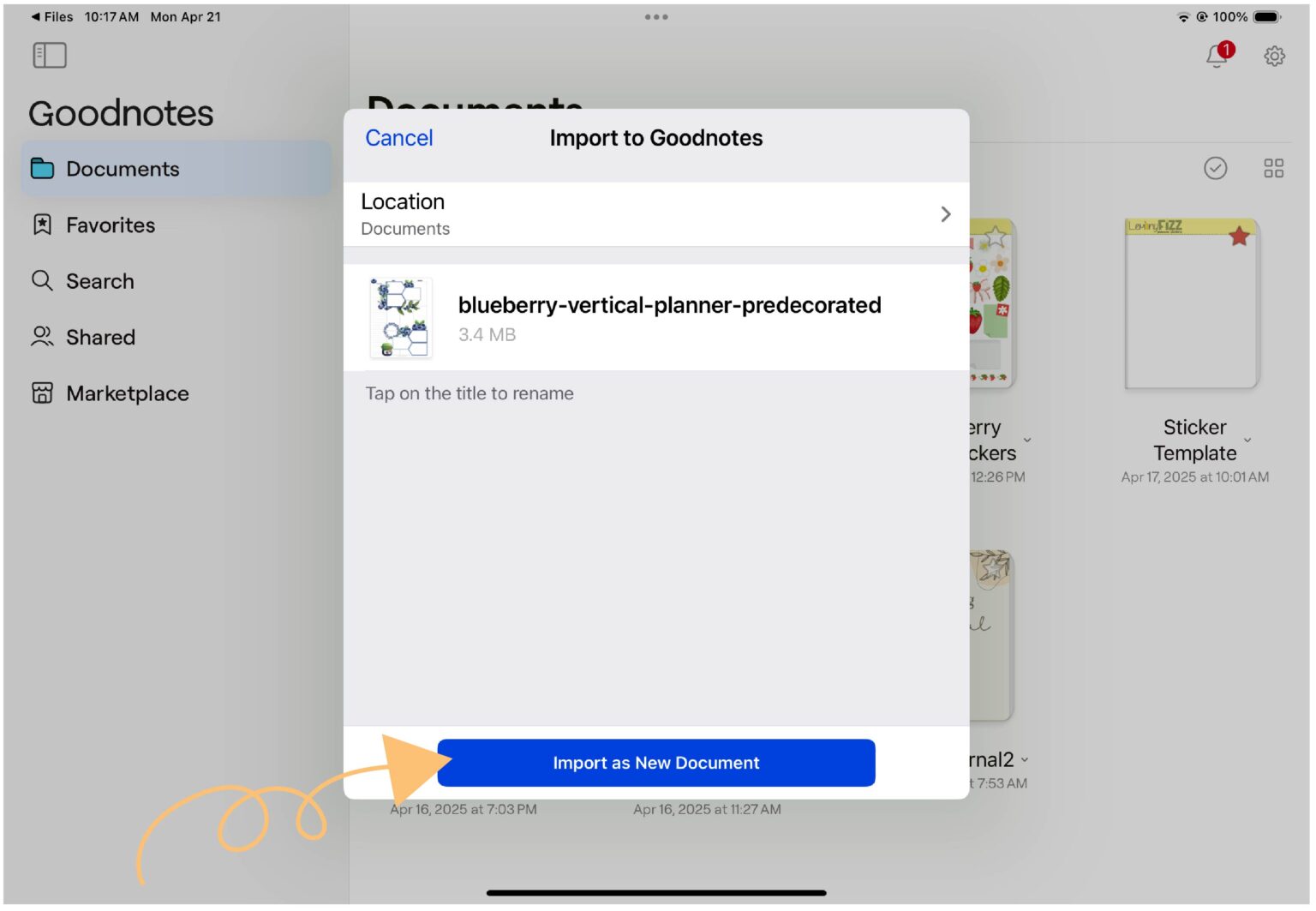 Good Notes Setup How to Use Goodnotes for Beginners: Free Stickers and Planner Spread
