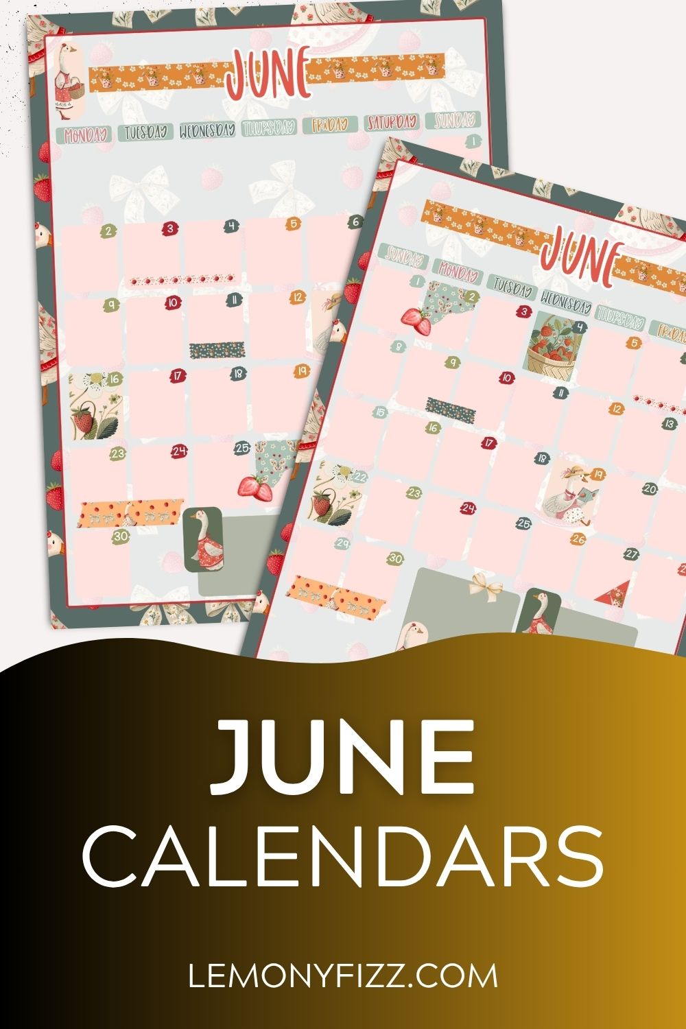 june-strawberry-goose-calendars
