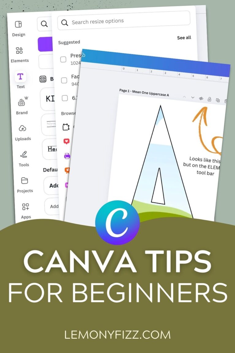 canva tips for beginners