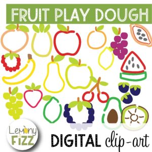 Fruit Play Dough Clip Art
