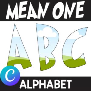 Fillable Canva letters for bulletin boards, invitations, and other graphic designs.