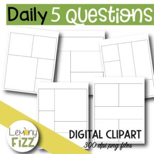 5 Question Layout Worksheet Templates