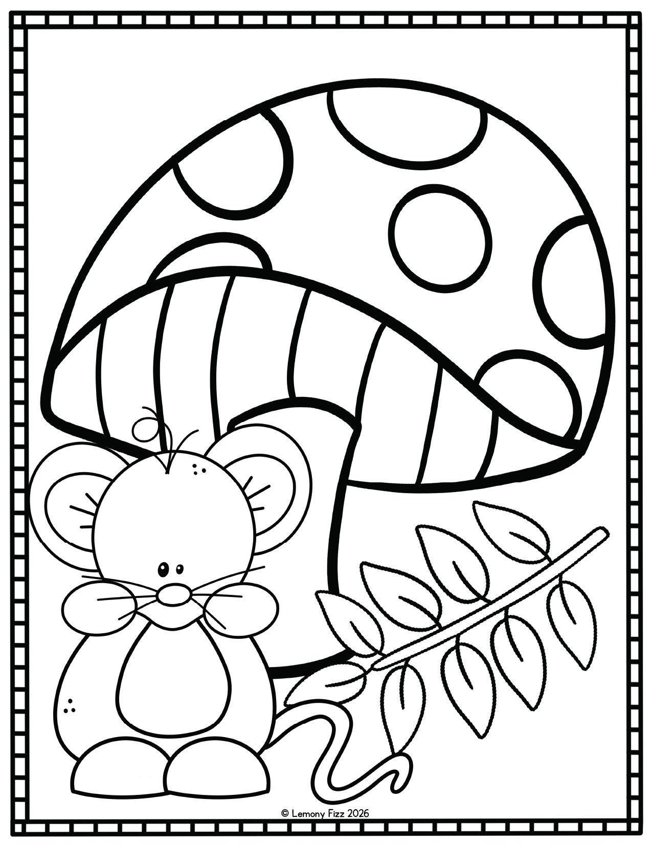 Hand drawn coloring pages for adults and kids.