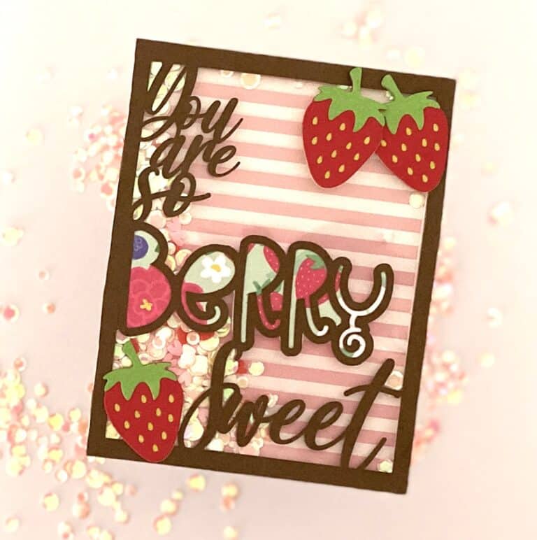 A Berry Sweet Card and Free SVG: A Delightful Treat for Special Occasions